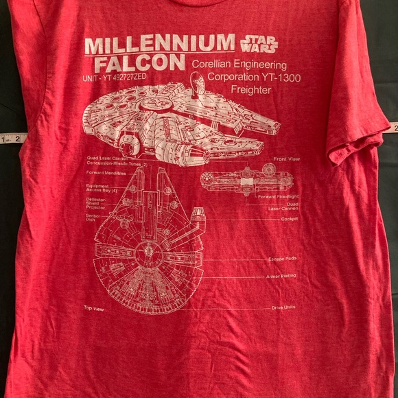 STAR WARS Millennium Falcon Tshirt XL Gently worn. Smoke free, pet free home. - Picture 1 of 2
